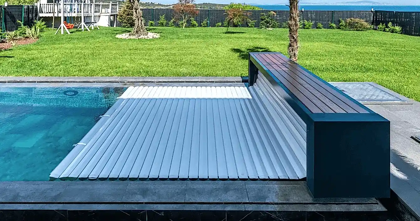 Açık Bank Tipi Havuz Panjuru